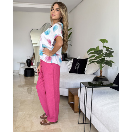 Pyjama 2 pieces en crepe