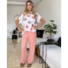 Pyjama 2 pieces en crepe