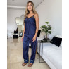 Pyjama 3 pieces en satin