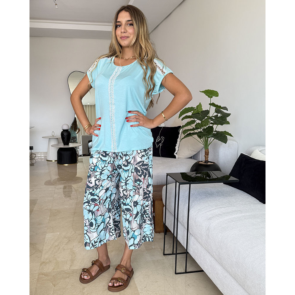 Pyjama 2 pieces en coton