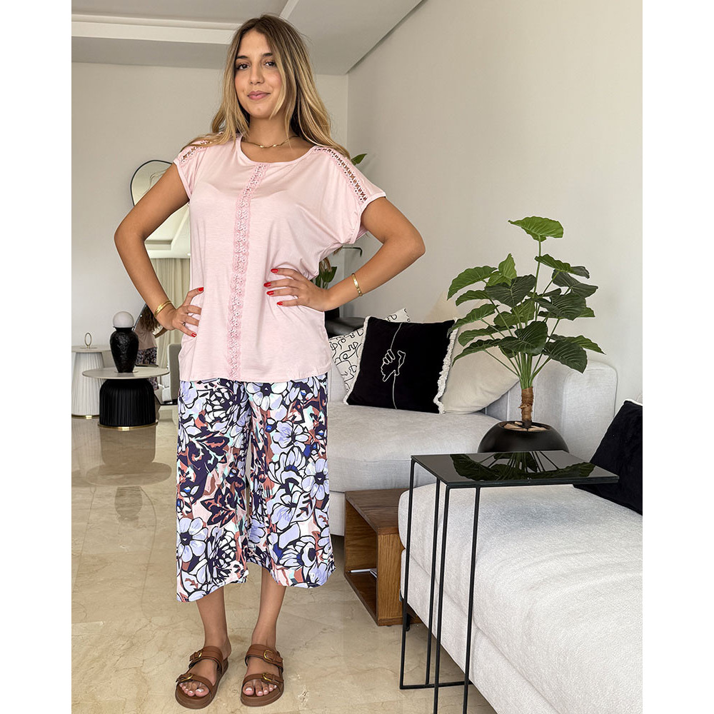 Pyjama 2 pieces en coton