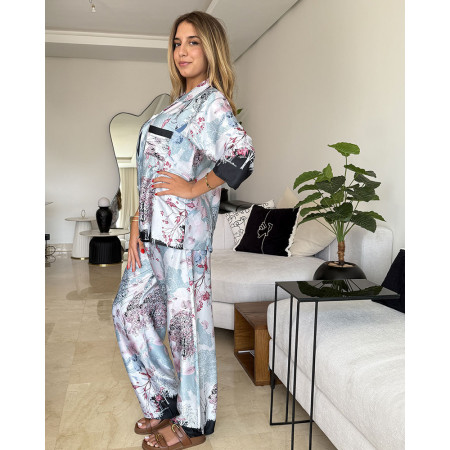 Pyjama 2 pieces en satin