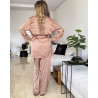 Pyjama 3 pieces en satin