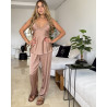 Pyjama 3 pieces en satin