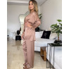 Pyjama 3 pieces en satin