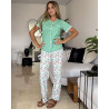 Pyjama 2 pieces en coton