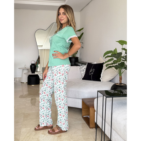 Pyjama 2 pieces en coton