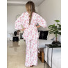 Pyjama 3 pieces en crepe